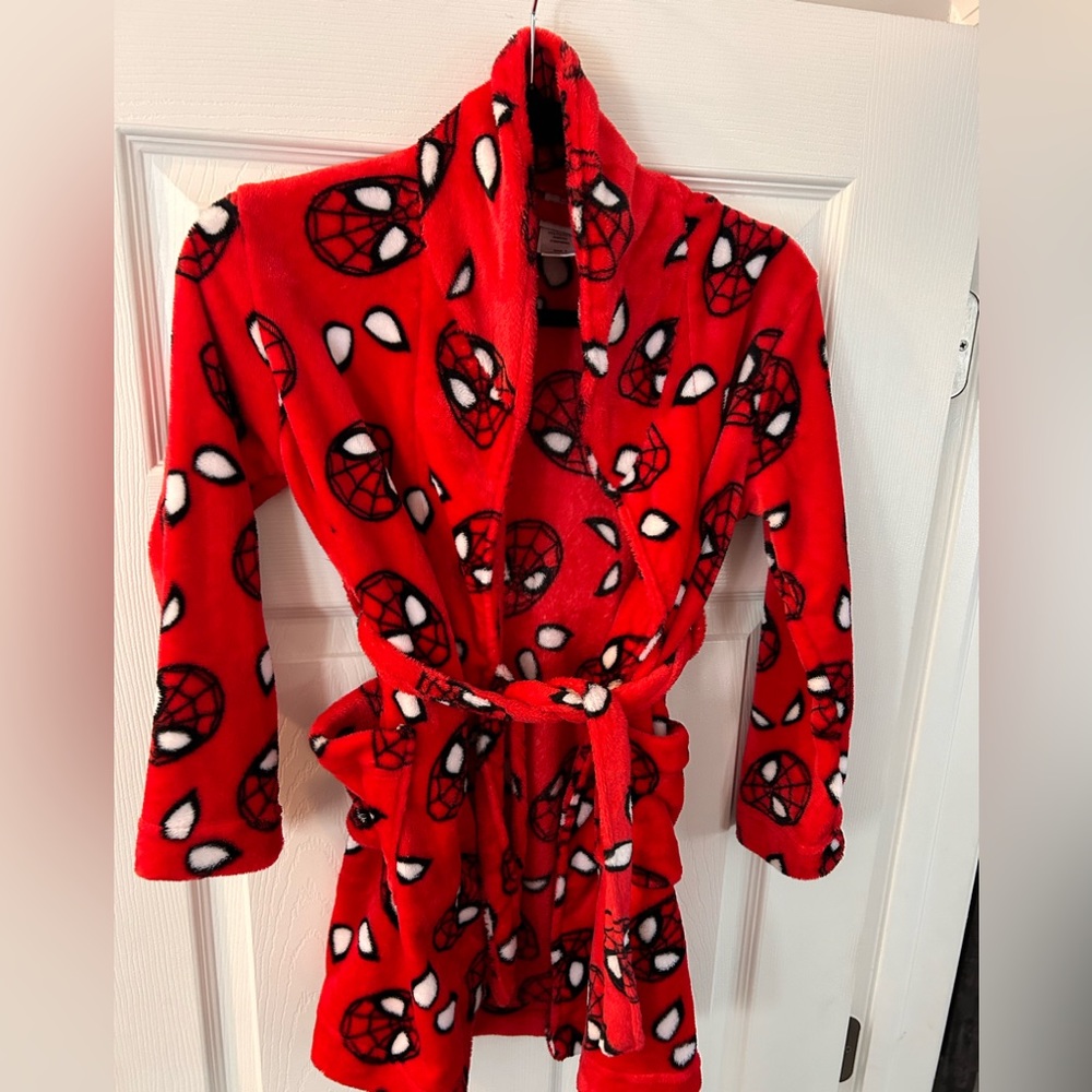 Boys Spiderman Robe - 8